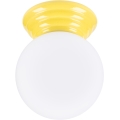 ZORI bathroom ceiling light 1xG9/8W/230V Ø 12 cm IP44 yellow