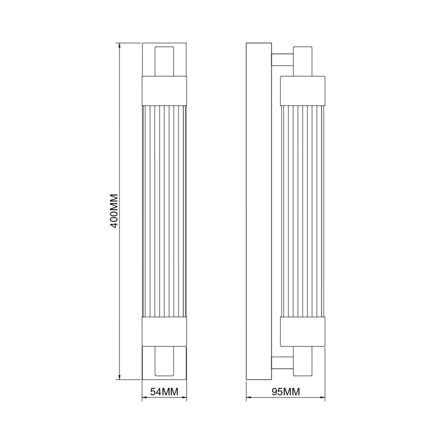 Zuma Line - LED Wall Light LED/8W/230V Brass