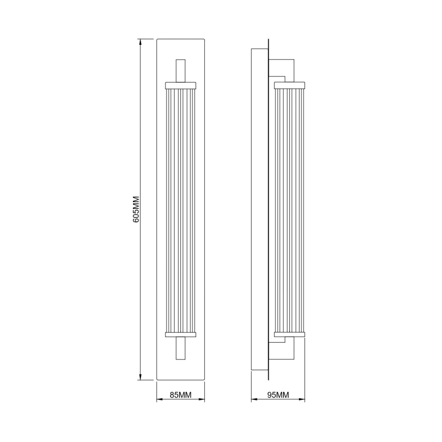 Zuma Line - LED Wall Lamp 13W/230V, Gold