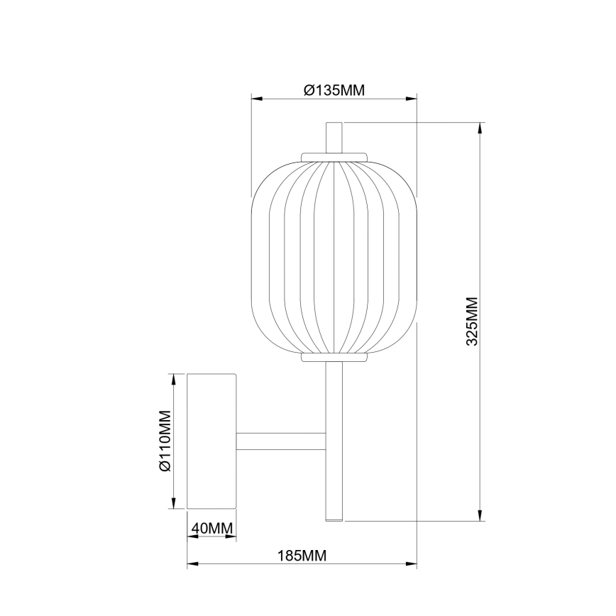 Zuma Line - LED Wall Lamp LED/6.5W/230V Gold
