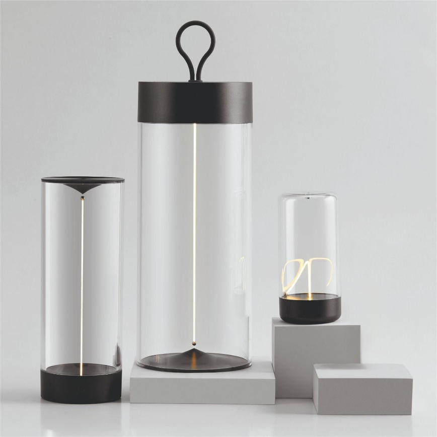 Zuma Line - LED Dimmable rechargeable table lamp LED/0,5W/230V black IP54