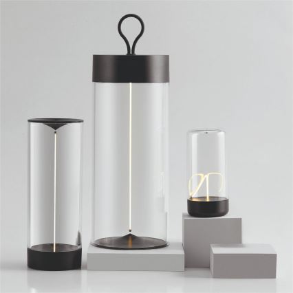 Zuma Line - LED Dimmable rechargeable table lamp LED/1,2W/230V grey IP54
