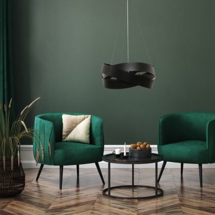 Zuma Line - Chandelier on a string 3xE27/40W/230V black