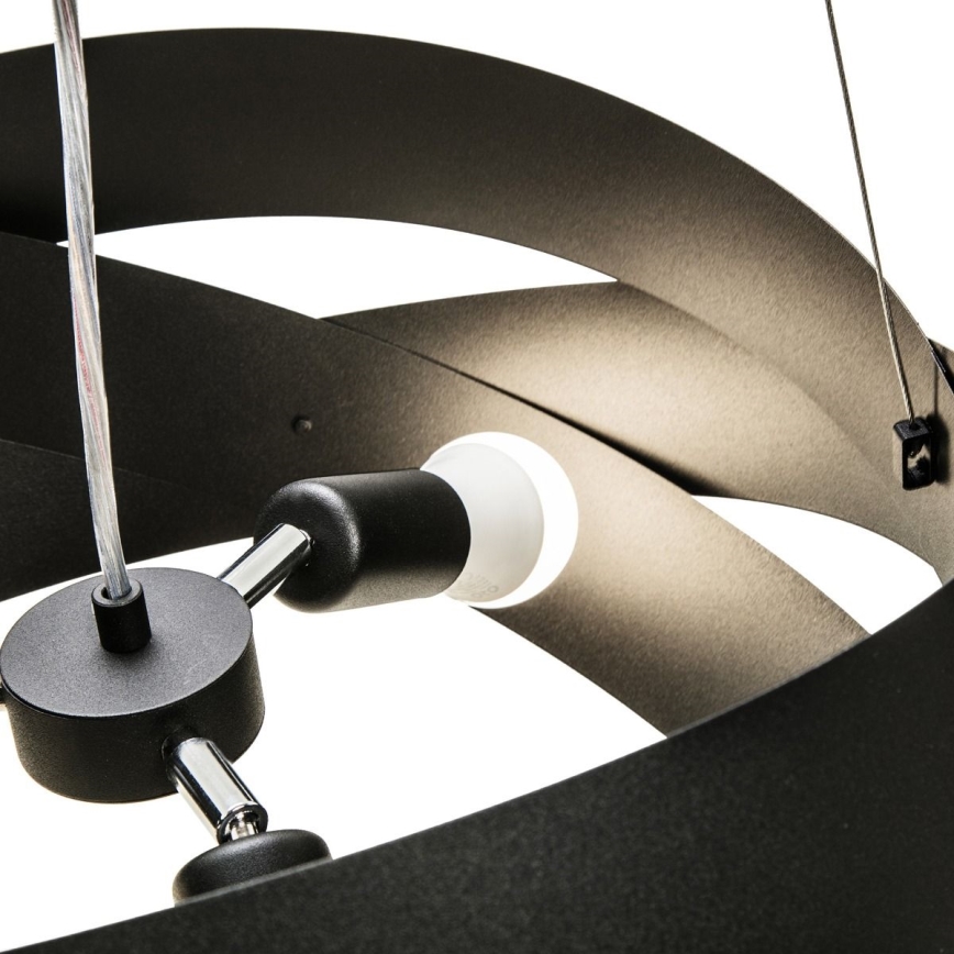 Zuma Line - Chandelier on a string 3xE27/40W/230V black