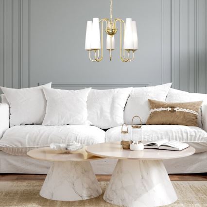 Zuma Line - Chandelier on a chain 5xE14/40W/230V gold