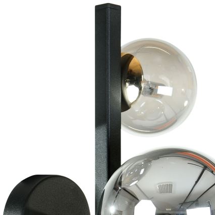 Zuma Line - Wall lamp 3xG9/8W/230V Black/Smoked Black