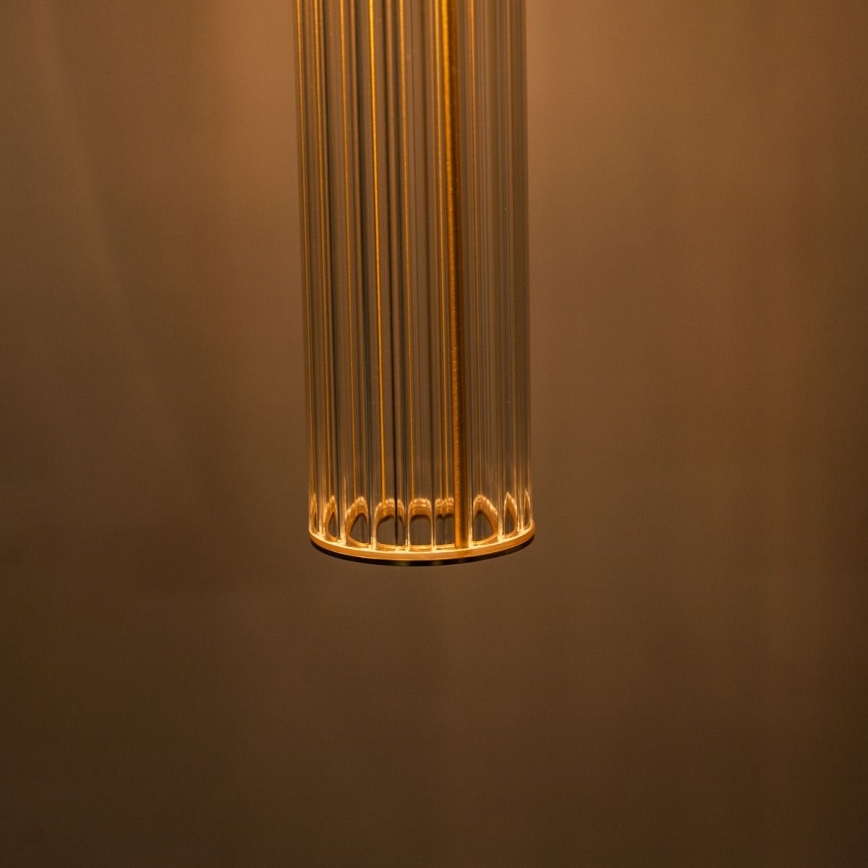 Zuma Line - Cable-suspended pendant light 1xE14/7W/230V gold