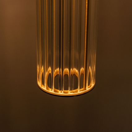 Zuma Line - Cable-suspended pendant light 1xE14/7W/230V gold