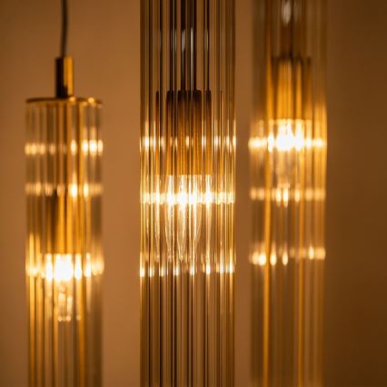 Zuma Line - Cable Pendant Light 3xE14/7W/230V, Gold