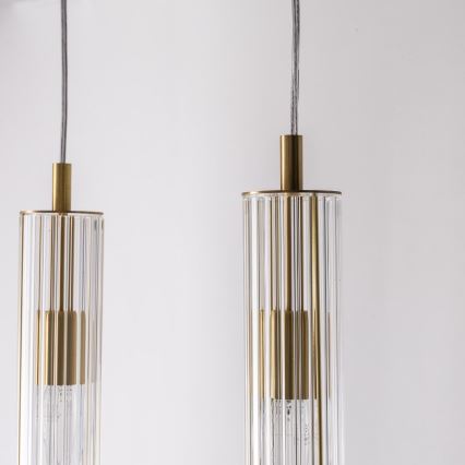 Zuma Line - 4-Light Cable Pendant, 4x E14/7W/230V, Gold