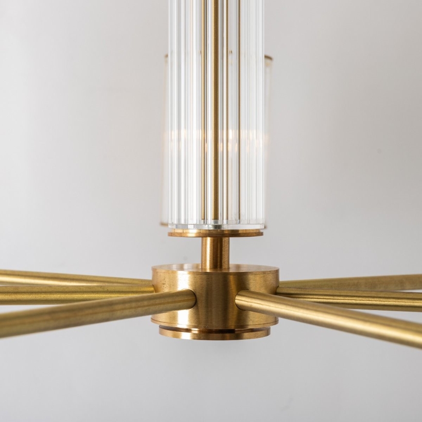 Zuma Line - Rod-mounted chandelier 7xE14/7W/230V gold