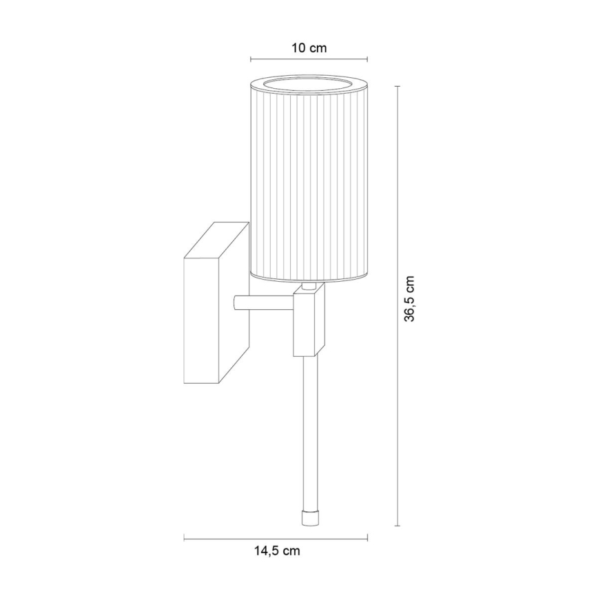 Zuma Line - Wall lamp 1xE14/7W/230V gold