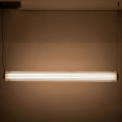 Zuma Line - LED Dimmable Cable-Suspended Pendant Chandelier LED/39W/230V 2700-6500K Gold + Remote Control