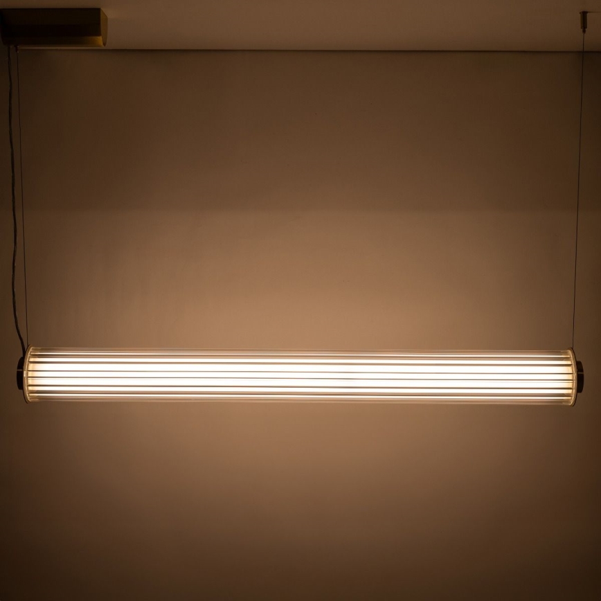 Zuma Line - LED Dimmable Cable-Suspended Pendant Chandelier LED/39W/230V 2700-6500K Gold + Remote Control