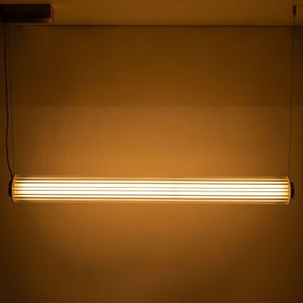 Zuma Line - LED Dimmable Cable-Suspended Pendant Chandelier LED/39W/230V 2700-6500K Gold + Remote Control