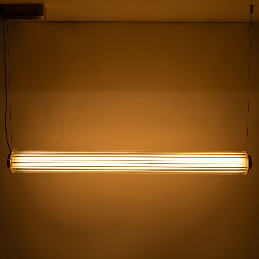 Zuma Line - LED Dimmable Cable-Suspended Pendant Chandelier LED/39W/230V 2700-6500K Gold + Remote Control