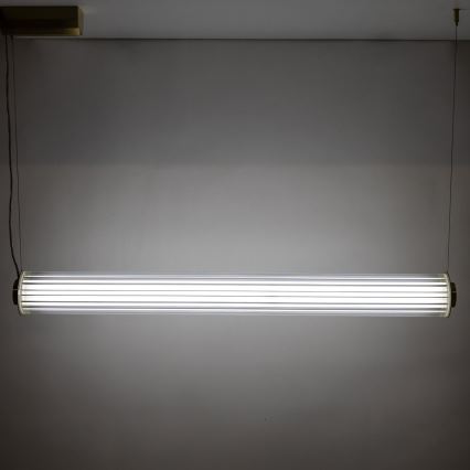 Zuma Line - LED Dimmable Cable-Suspended Pendant Chandelier LED/39W/230V 2700-6500K Gold + Remote Control