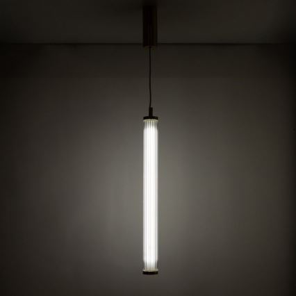 Zuma Line - Dimmable LED pendant light on cable LED/26W/230V 2700–6500K gold + remote control