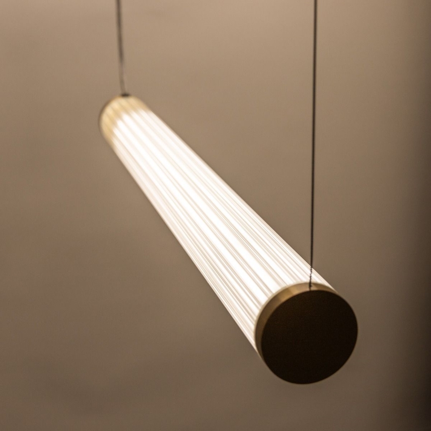 Zuma Line - Dimmable LED cable pendant light LED/64W/230V 2700-6500K gold + remote control
