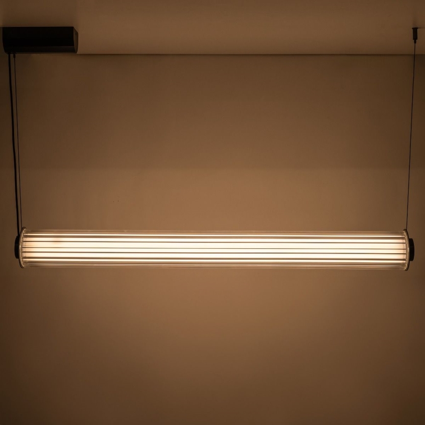Zuma Line - Dimmable LED pendant light on cable LED/39W/230V 2700-6500K Black + Remote Control