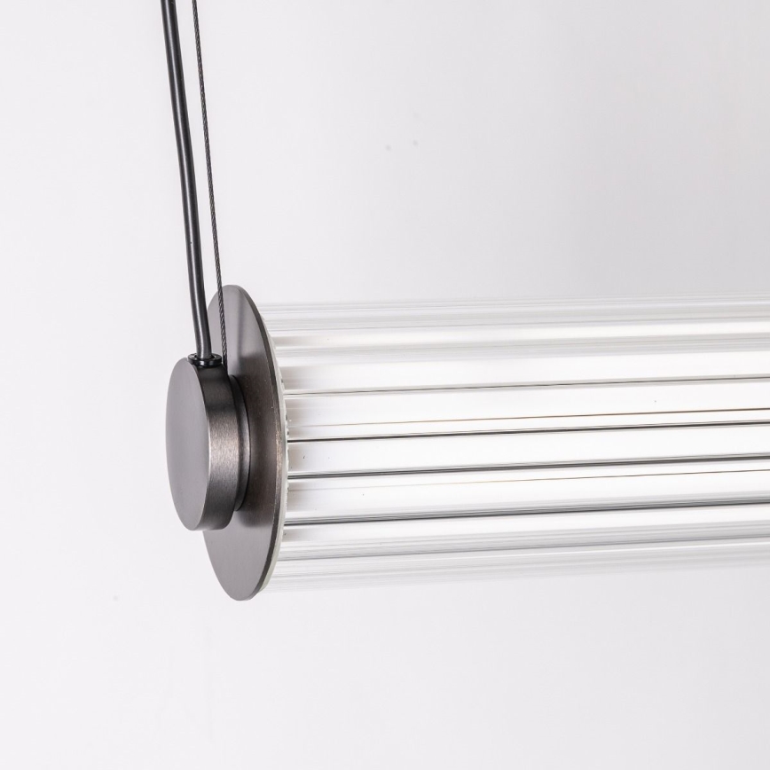 Zuma Line - Dimmable LED pendant light on cable LED/39W/230V 2700-6500K Black + Remote Control