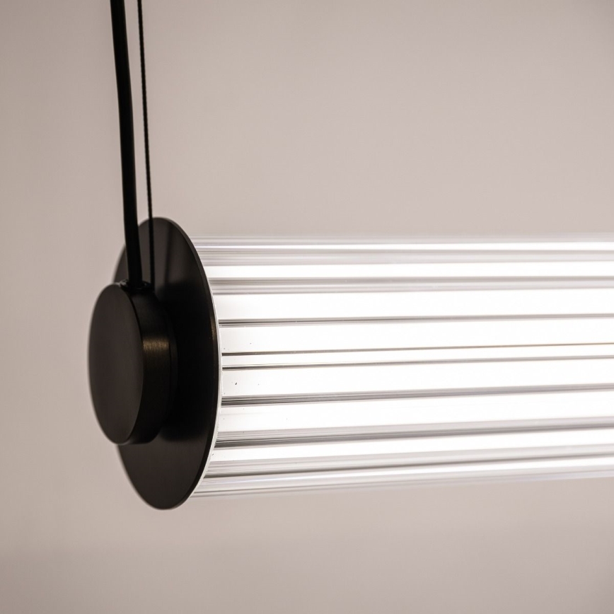 Zuma Line - Dimmable LED pendant light on cable LED/39W/230V 2700-6500K Black + Remote Control