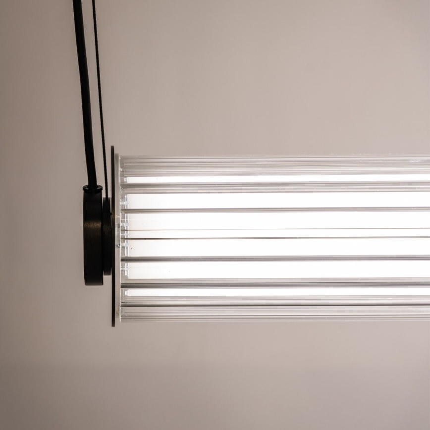 Zuma Line - Dimmable LED pendant light on cable LED/39W/230V 2700-6500K Black + Remote Control