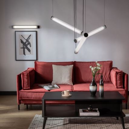Zuma Line - LED Dimmable Cable Pendant Light LED/64W/230V 2700-6500K Black + Remote Control