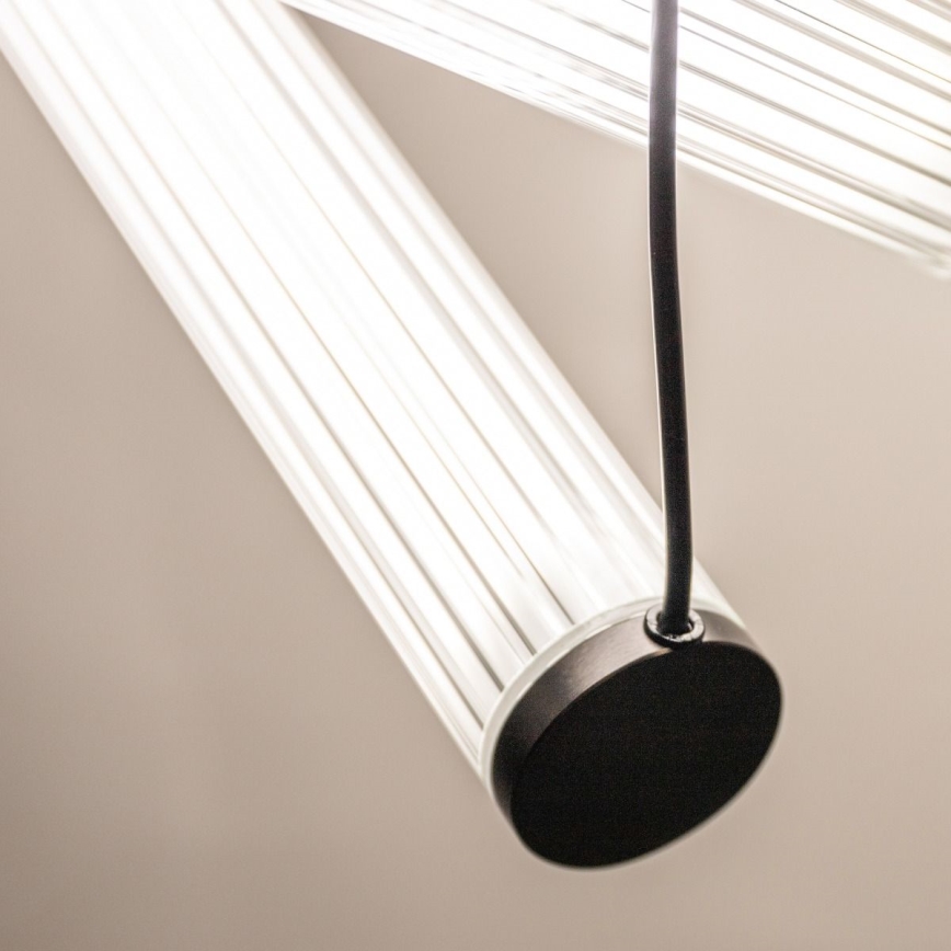 Zuma Line - LED Dimmable Cable Pendant Light LED/64W/230V 2700-6500K Black + Remote Control