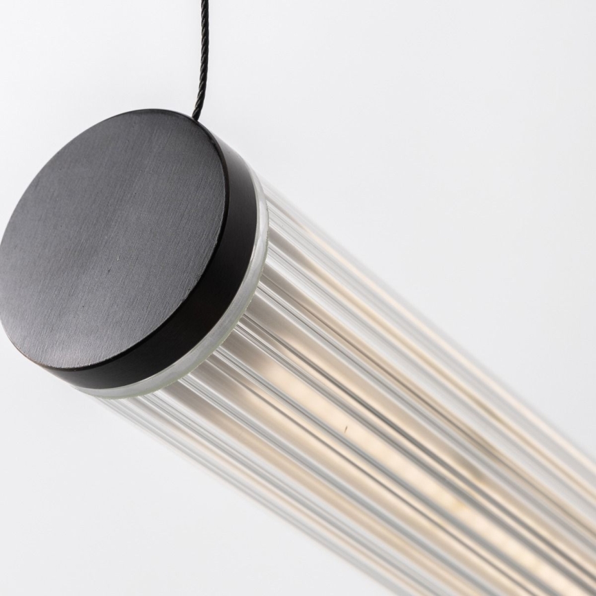 Zuma Line - LED Dimmable Cable Pendant Light LED/64W/230V 2700-6500K Black + Remote Control