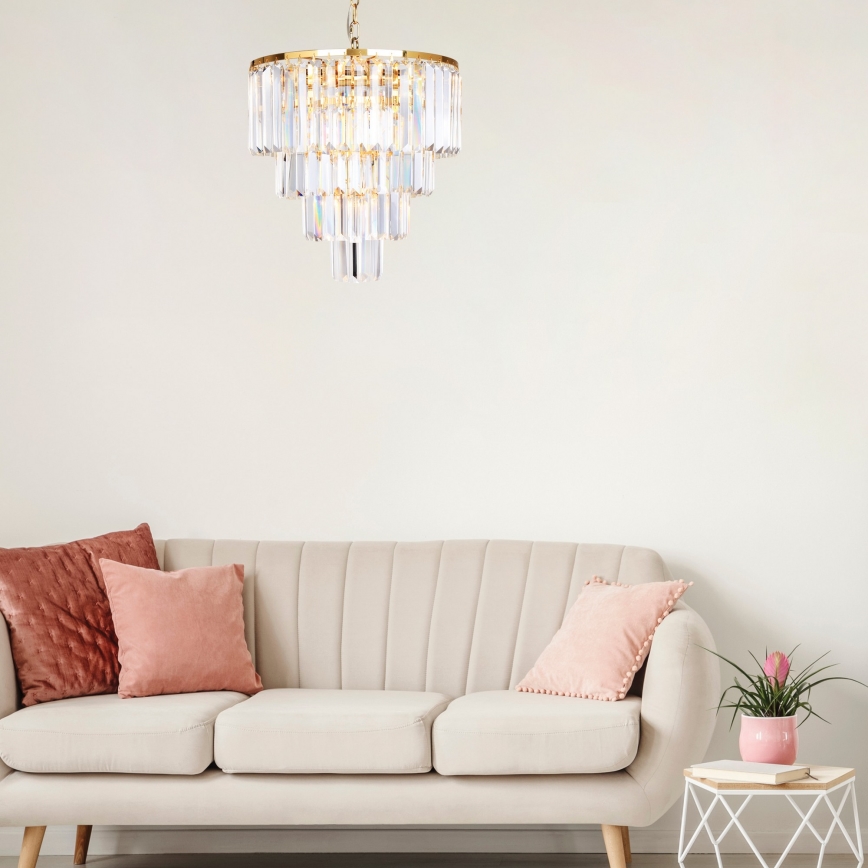 Zuma Line - Crystal chandelier on a string 5xE14/40W/230V
