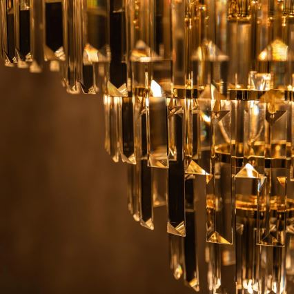 Zuma Line - Chain-hung chandelier 20xE14/40W/230V gold