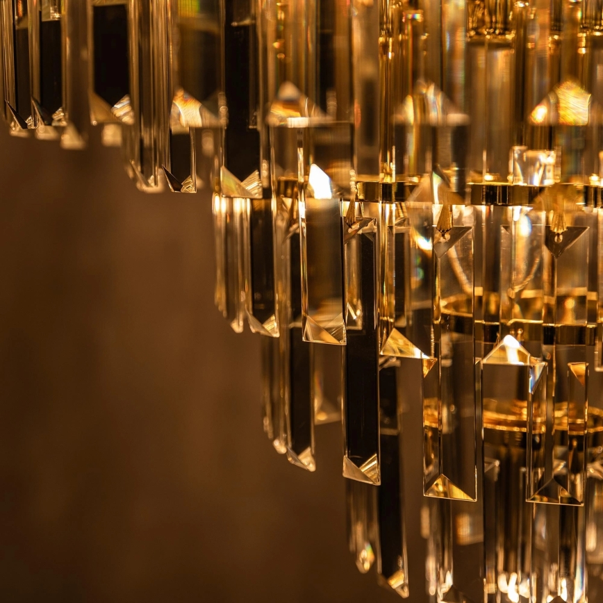 Zuma Line - Chain-hung chandelier 20xE14/40W/230V gold
