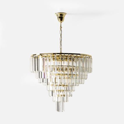 Zuma Line - Chain-hung chandelier 20xE14/40W/230V gold