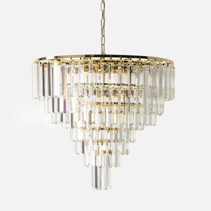 Zuma Line - Chain-hung chandelier 20xE14/40W/230V gold