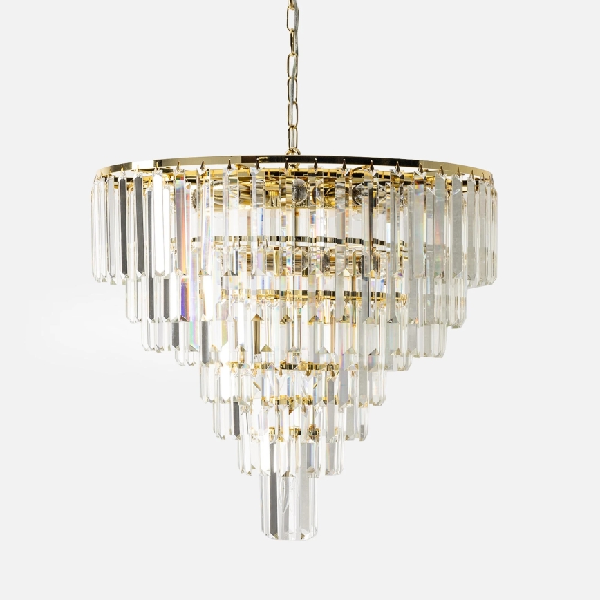 Zuma Line - Chain-hung chandelier 20xE14/40W/230V gold