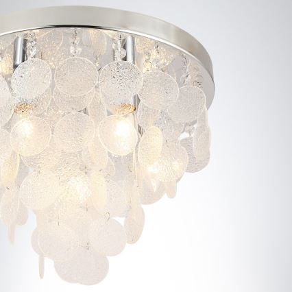 Zuma Line - Surface-mounted chandelier 5xE14/40W/230V shiny chrome
