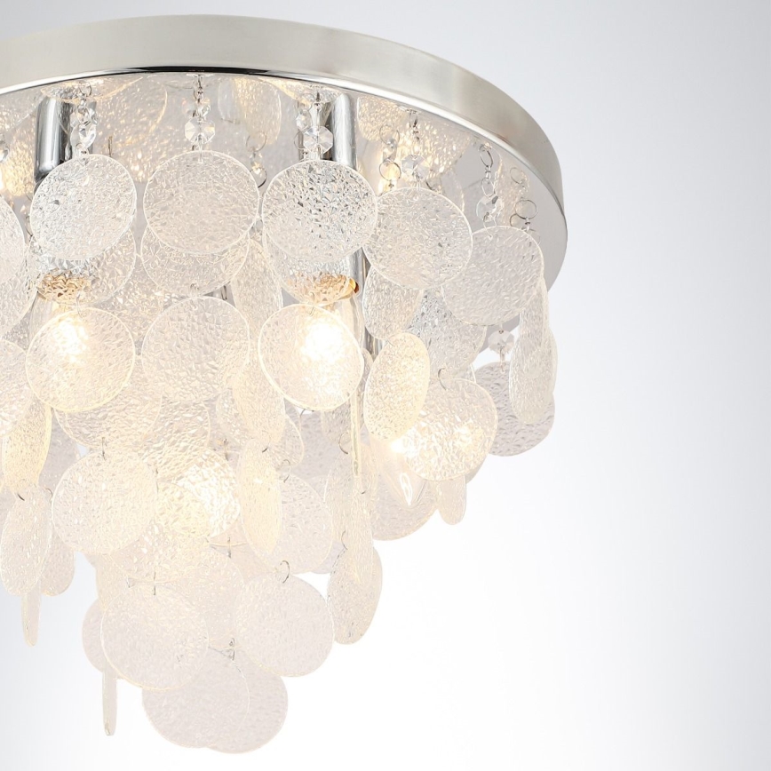 Zuma Line - Surface-mounted chandelier 5xE14/40W/230V shiny chrome