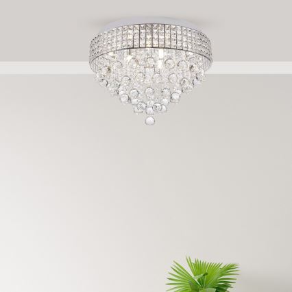 Zuma Line - Ceiling light 9xG9/25W/230V d. 50 cm shiny chrome