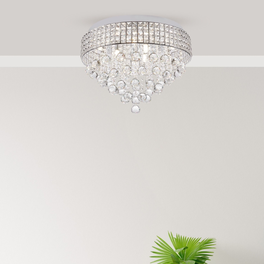 Zuma Line - Ceiling light 9xG9/25W/230V d. 50 cm shiny chrome