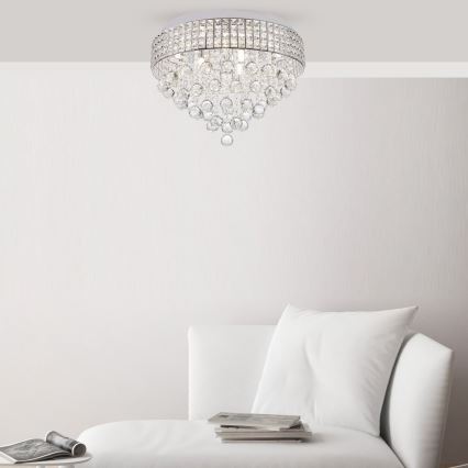 Zuma Line - Ceiling light 6xG9/25W/230V d. 40 cm shiny chrome