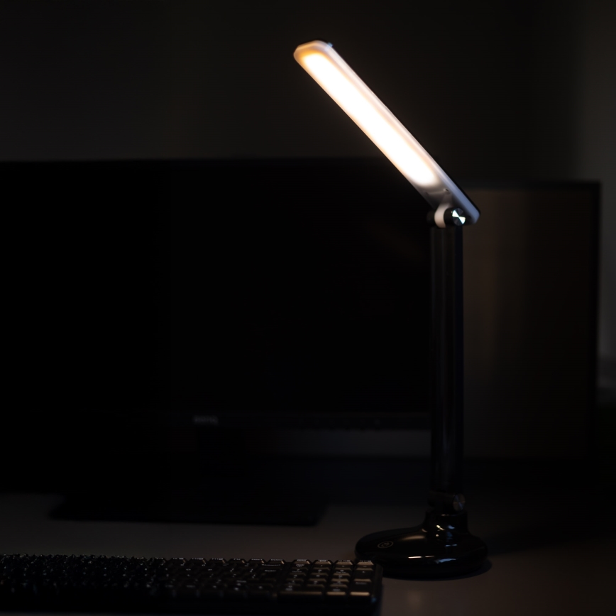 Zuma Line - LED Rechargeable table lamp LED/6W/1200 mAh 3000/4500/6000K CRI 90 black