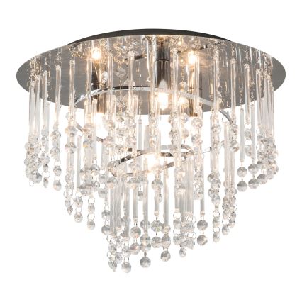 Zuma Line - Ceiling light 4xG9/25W/230V Ø 35 cm polished chrome/clear