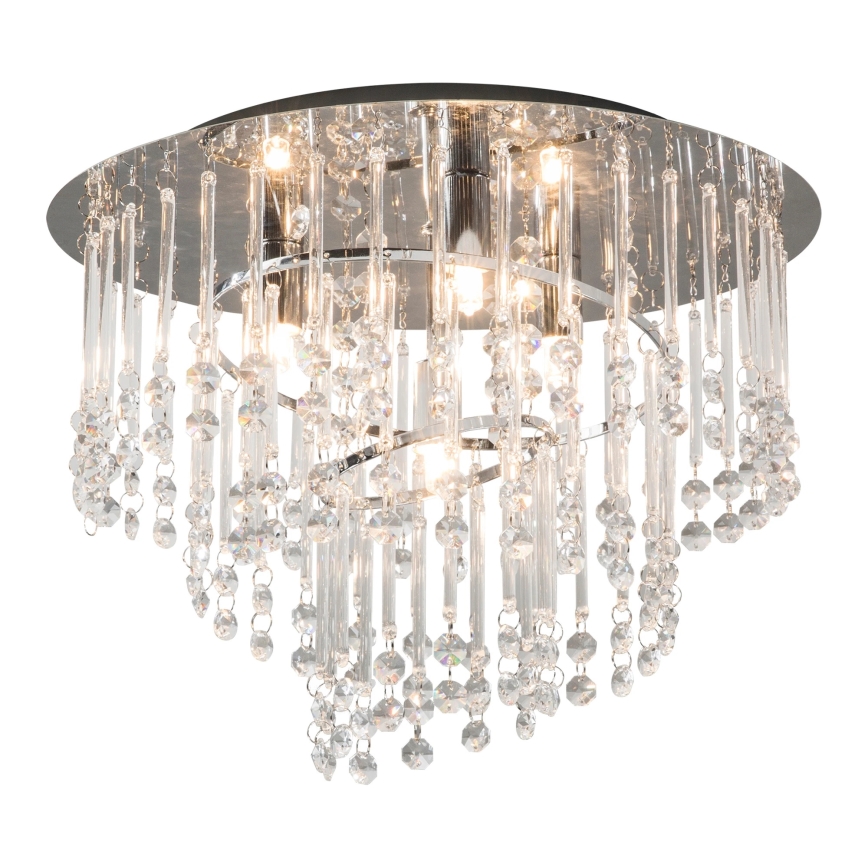 Zuma Line - Ceiling light 4xG9/25W/230V Ø 35 cm polished chrome/clear