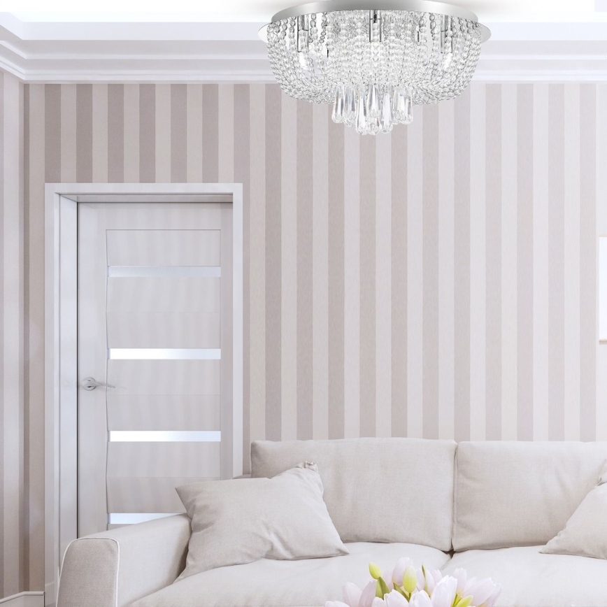Zuma Line - Ceiling light 8xG9/25W/230V d. 55 cm shiny chrome