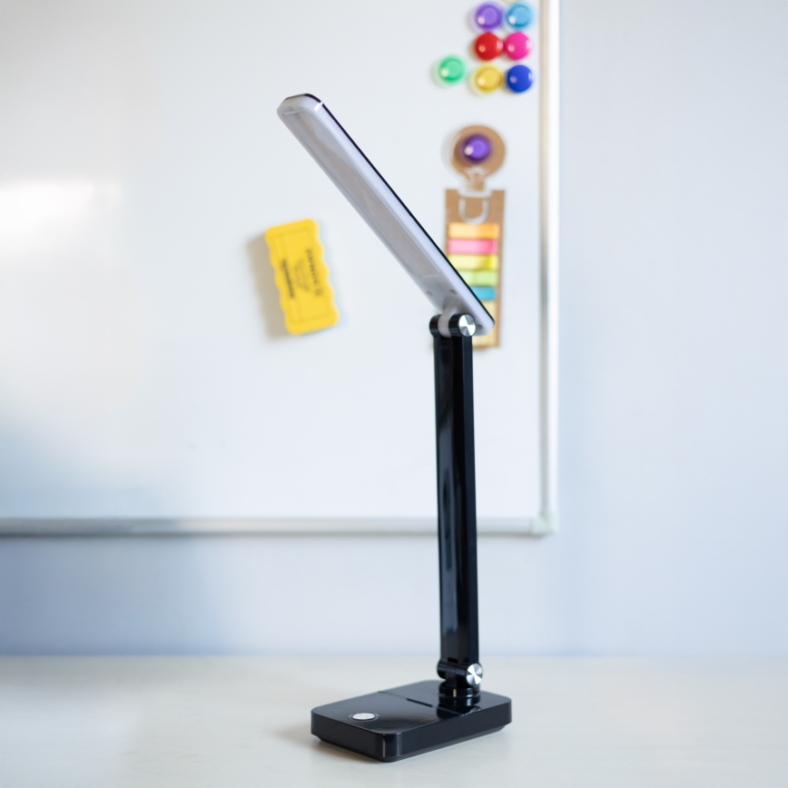 Zuma Line - LED Rechargeable table lamp LED/8W/1200 mAh 3000/4500/6000K black