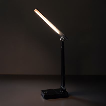 Zuma Line - LED Rechargeable table lamp LED/8W/1200 mAh 3000/4500/6000K black
