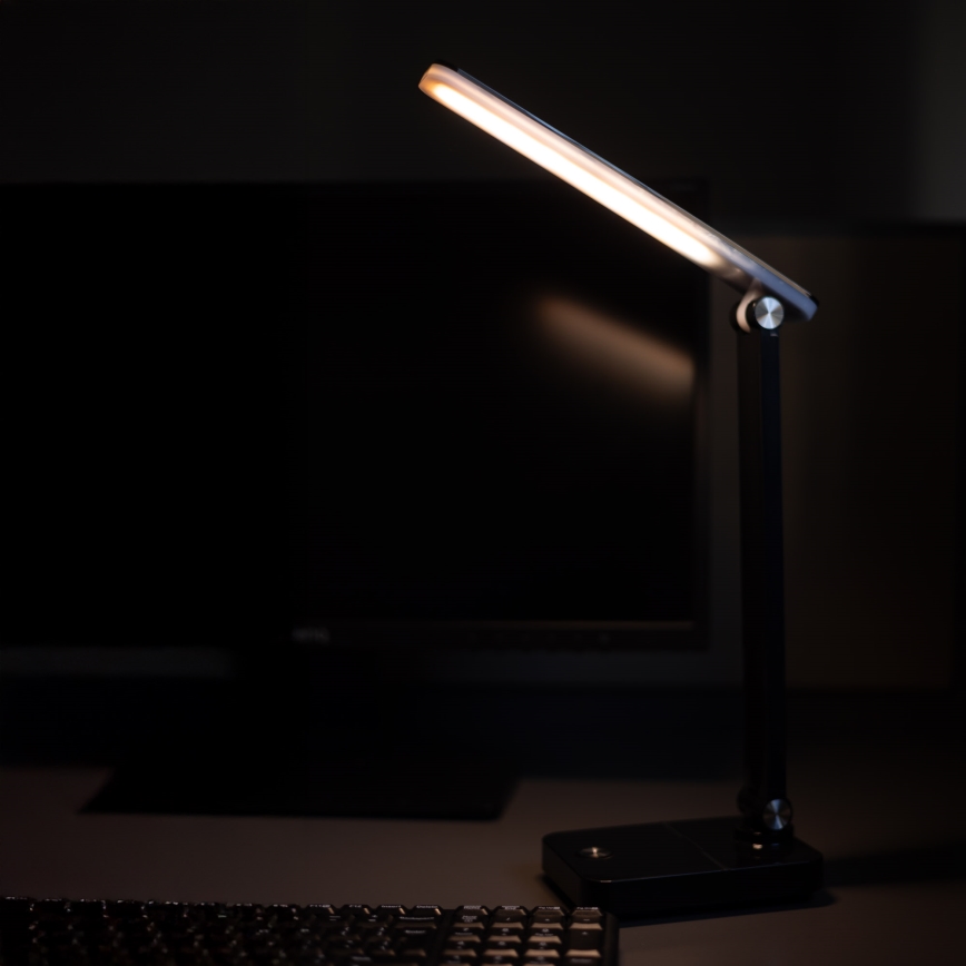 Zuma Line - LED Rechargeable table lamp LED/8W/1200 mAh 3000/4500/6000K black