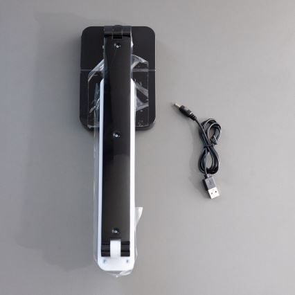 Zuma Line - LED Rechargeable table lamp LED/8W/1200 mAh 3000/4500/6000K black