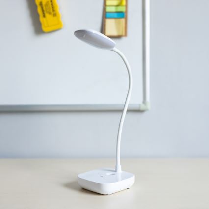 Zuma Line - LED Rechargeable table lamp LED/7W/1200 mAh 3000/4500/6000K CRI 90 white